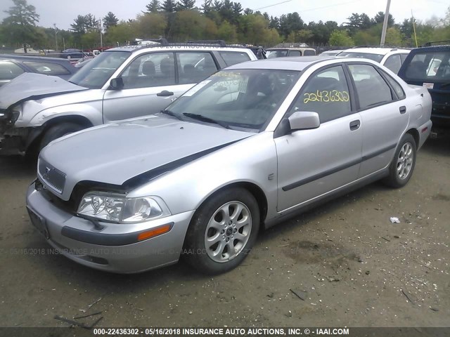 YV1VS29552F828811 - 2002 VOLVO S40 1.9T SILVER photo 2