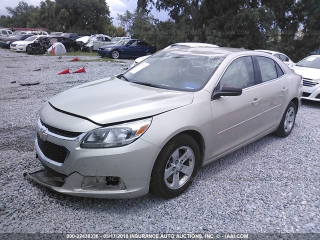 1G11A5SL6FF258432 - 2015 CHEVROLET MALIBU LS 金色 照片 2