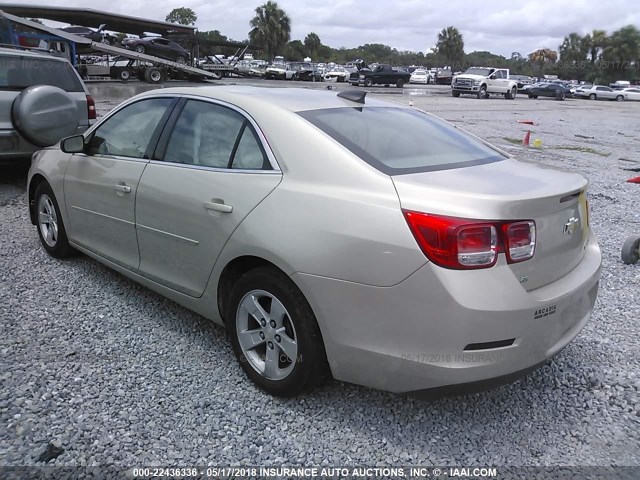 1G11A5SL6FF258432 - 2015 CHEVROLET MALIBU LS 金色 照片 3