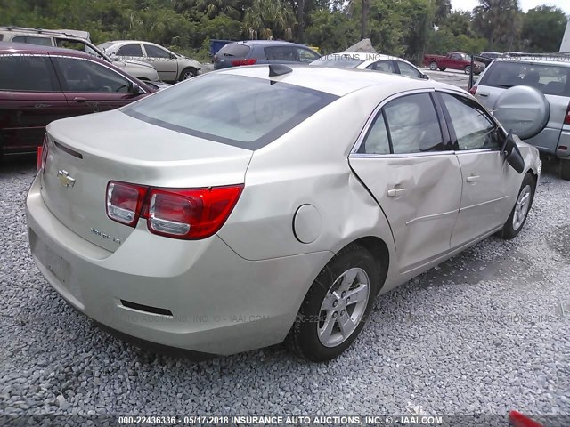 1G11A5SL6FF258432 - 2015 CHEVROLET MALIBU LS 金色 照片 4