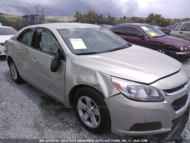 1G11A5SL6FF258432 - 2015 CHEVROLET MALIBU LS 金色 照片 6