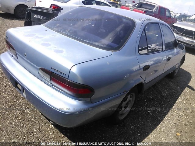 1Y1SK526XSZ003791 - 1995 GEO PRIZM LSI BLUE photo 4