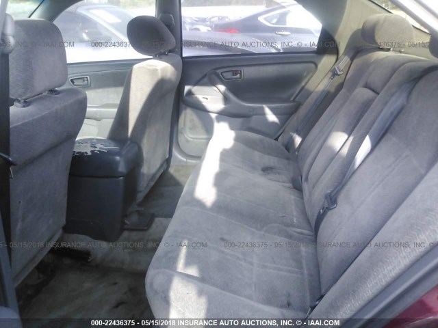 JT2BG22K0W0187417 - 1998 TOYOTA CAMRY CE/LE/XLE 红色 照片 8