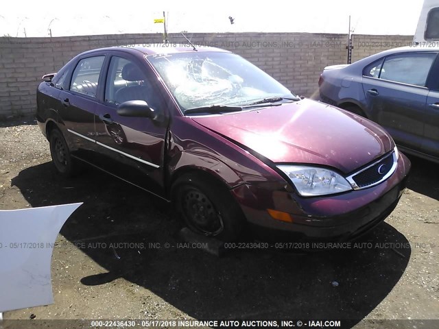1FAFP34N07W356703 - 2007 FORD FOCUS ZX4/S/SE/SES 勃艮第红 照片 1
