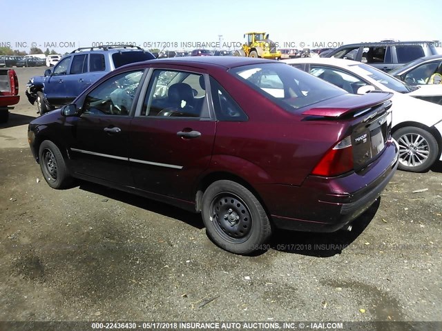 1FAFP34N07W356703 - 2007 FORD FOCUS ZX4/S/SE/SES 勃艮第红 照片 3