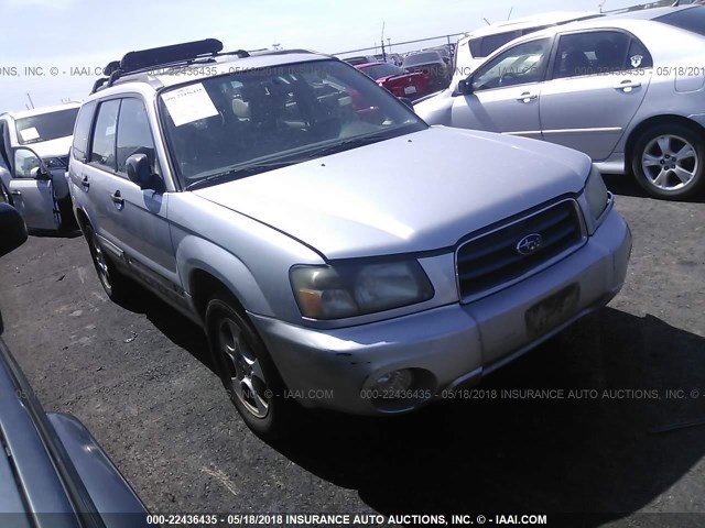 JF1SG65663H728440 - 2003 SUBARU FORESTER 2.5XS ვერცხლისფერი ფოტო 1