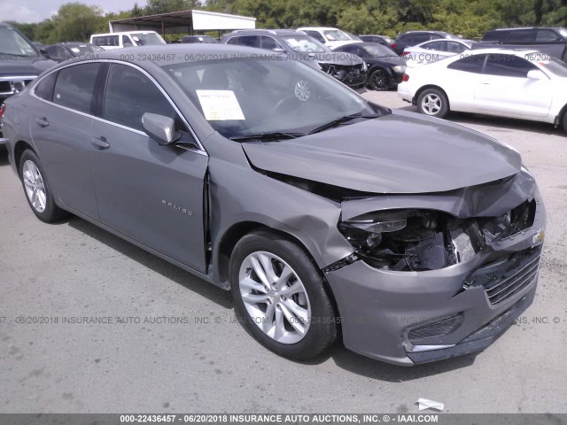 1G1ZD5ST4JF175147 - 2018 CHEVROLET MALIBU LT BROWN photo 1