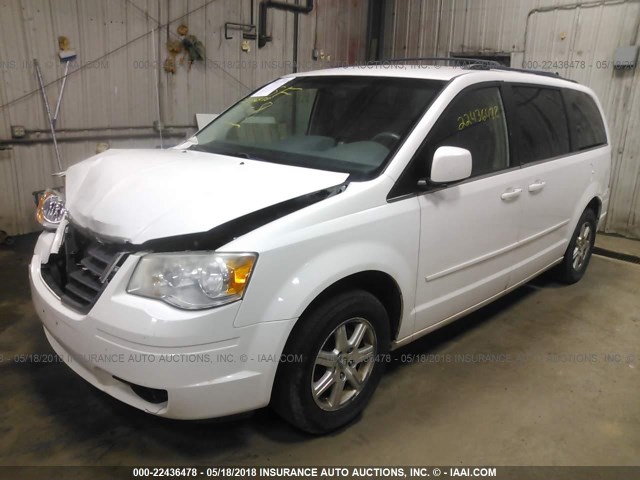 2A8HR54P78R777167 - 2008 CHRYSLER TOWN & COUNTRY TOURING WHITE photo 2
