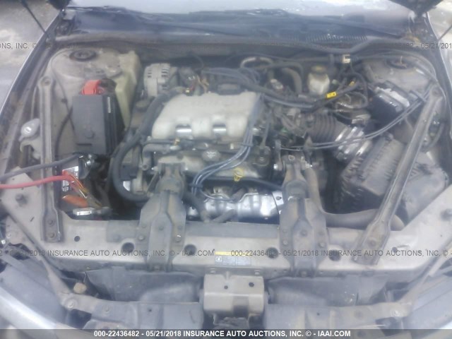 1G2WK52J02F257056 - 2002 PONTIAC GRAND PRIX SE 棕色 照片 10