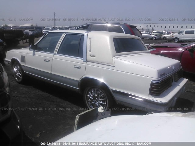 1C3BT56G0FC166189 - 1985 CHRYSLER NEW YORKER 白色 照片 3