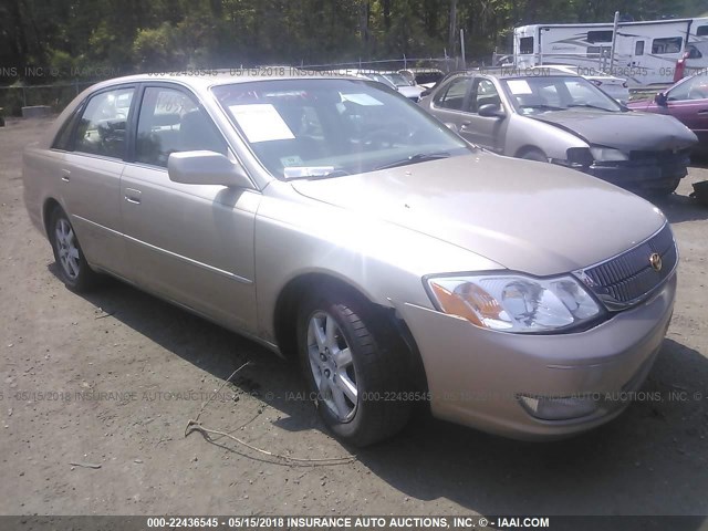 4T1BF28B9YU057466 - 2000 TOYOTA AVALON XL/XLS TAN photo 1