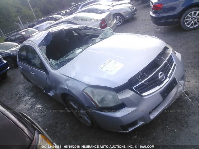 1N4BA41E08C828721 - 2008 NISSAN MAXIMA SE/SL SILVER photo 1