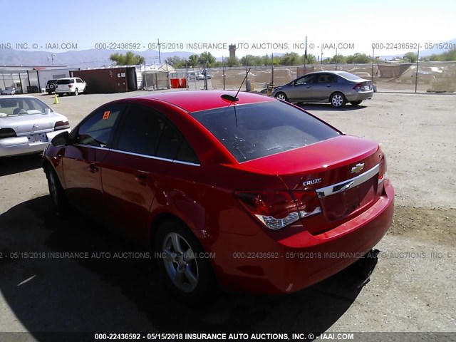 1G1PE5SB6G7189307 - 2016 CHEVROLET CRUZE LIMITED LT RED photo 3