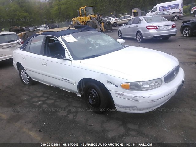 2G4WS52J3Y1229601 - 2000 BUICK CENTURY CUSTOM WHITE photo 1