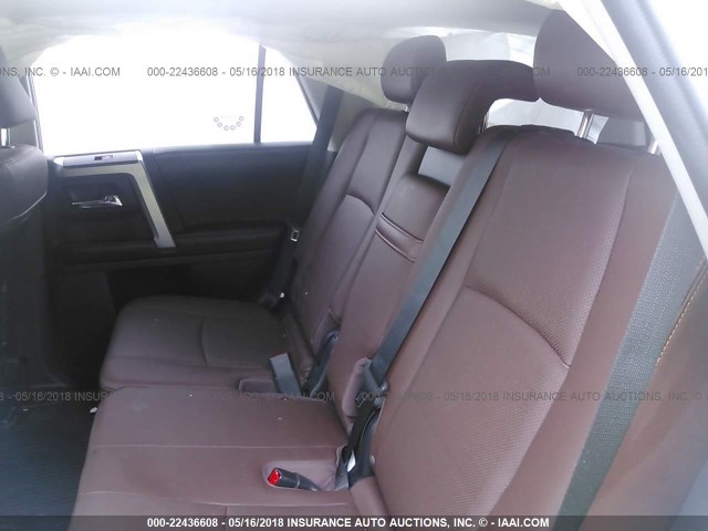 JTEBU5JR3G5401655 - 2016 TOYOTA 4RUNNER SR5 PREM/LTDL/TRAIL/TRD თეთრი ფოტო 8