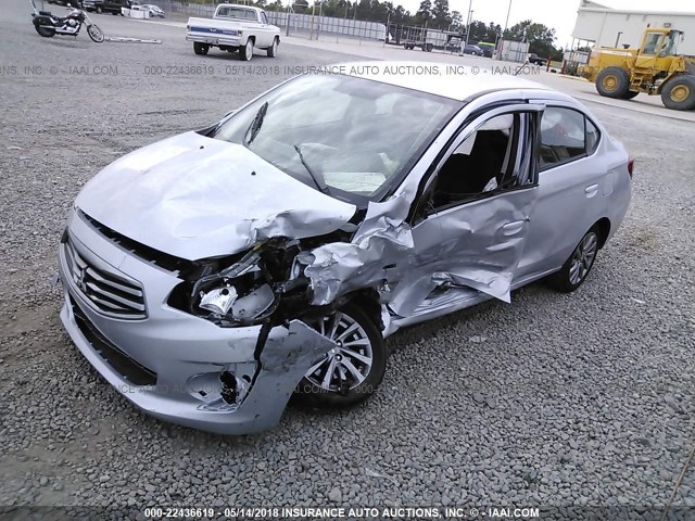 ML32F3FJ1JHF02565 - 2018 MITSUBISHI MIRAGE G4 ES Boz foto 2