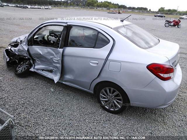 ML32F3FJ1JHF02565 - 2018 MITSUBISHI MIRAGE G4 ES Boz foto 3