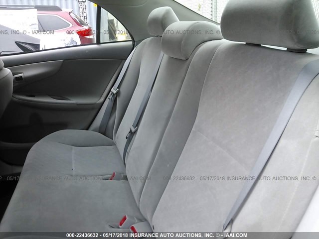 JTDBL40E799030737 - 2009 TOYOTA COROLLA LE/XLE RED photo 8