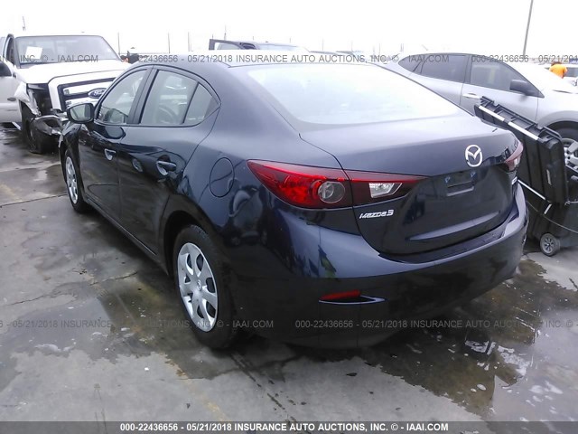 3MZBM1T72GM316855 - 2016 MAZDA 3 SPORT BLUE photo 3