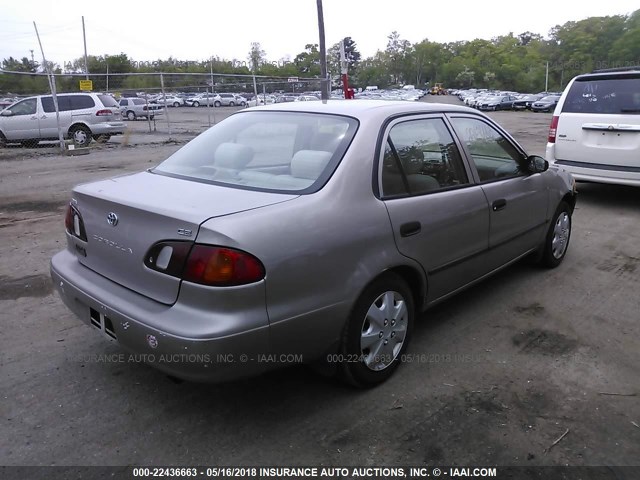 2T1BR12E4YC352075 - 2000 TOYOTA COROLLA VE/CE/LE 金色 照片 4