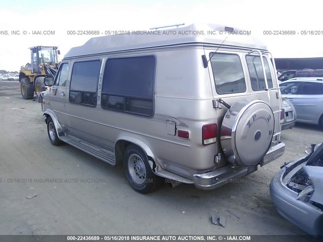 1GDEG25K5SF540348 - 1995 GMC RALLY WAGON / VAN G2500 TAN photo 3