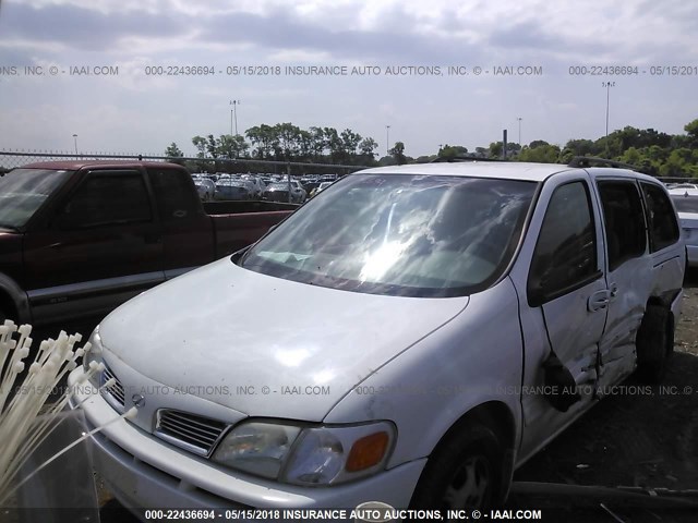 1GHDX03E64D220613 - 2004 OLDSMOBILE SILHOUETTE WHITE photo 2