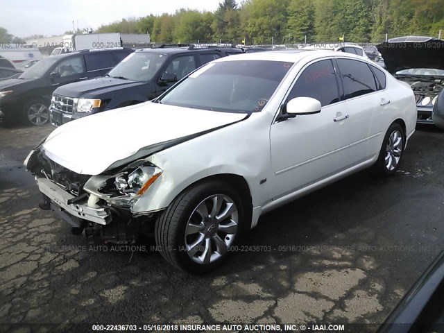 JNKAY01F47M451904 - 2007 INFINITI M35 SPORT WHITE photo 2