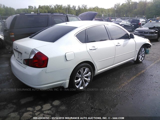 JNKAY01F47M451904 - 2007 INFINITI M35 SPORT WHITE photo 4