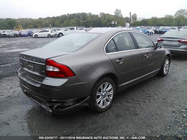 YV1AS982791105192 - 2009 VOLVO S80 3.2 BROWN photo 4