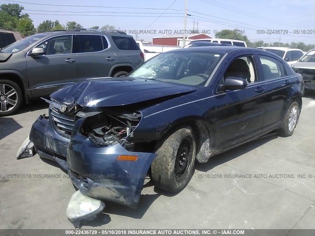 1C3LC46K68N165526 - 2008 CHRYSLER SEBRING LX BLUE photo 2