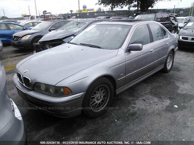 WBADT434X1GX25626 - 2001 BMW 525 I AUTOMATIC GRAY photo 2