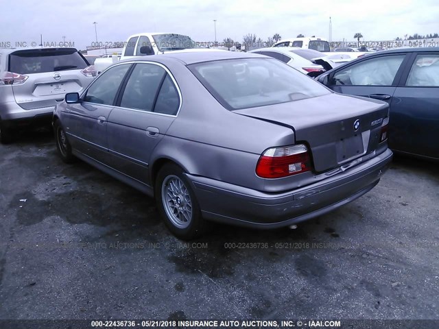 WBADT434X1GX25626 - 2001 BMW 525 I AUTOMATIC GRAY photo 3