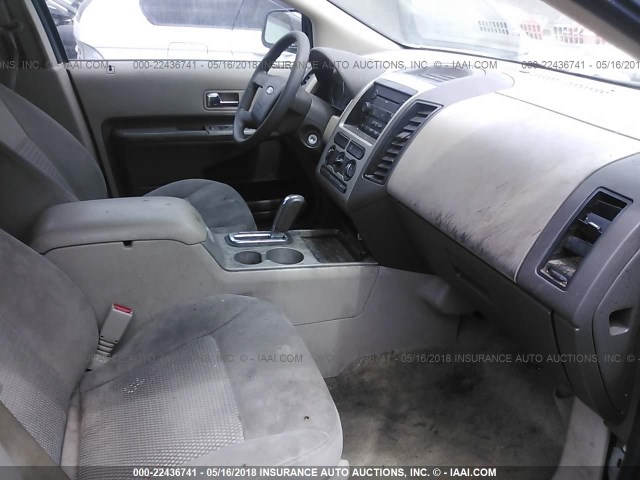 2FMDK36C37BB07160 - 2007 FORD EDGE SE BLUE photo 5