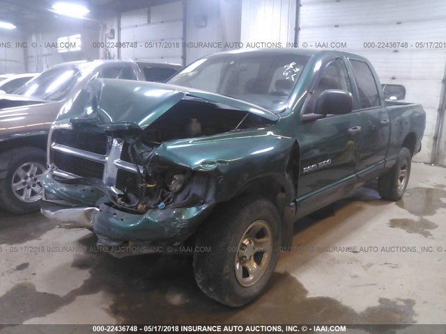 1D7HU18D54S610982 - 2004 DODGE RAM 1500 ST/SLT GREEN photo 2