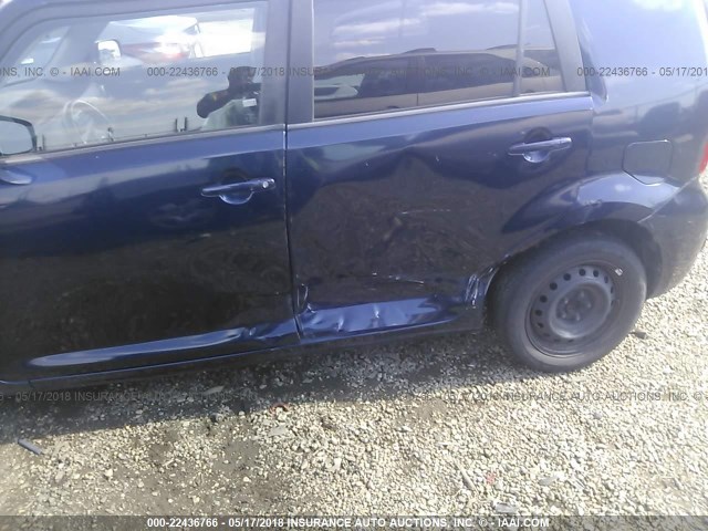 JTLKE50E881056765 - 2008 TOYOTA SCION XB Tünd mavi foto 6
