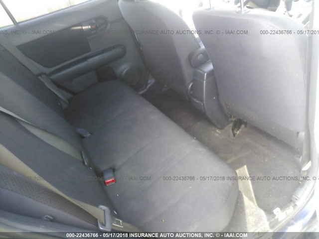 JTLKE50E881056765 - 2008 TOYOTA SCION XB Tünd mavi foto 8