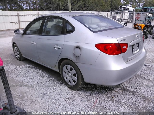 KMHDU46D48U496508 - 2008 HYUNDAI ELANTRA GLS/SE/LIMITED SILVER photo 3