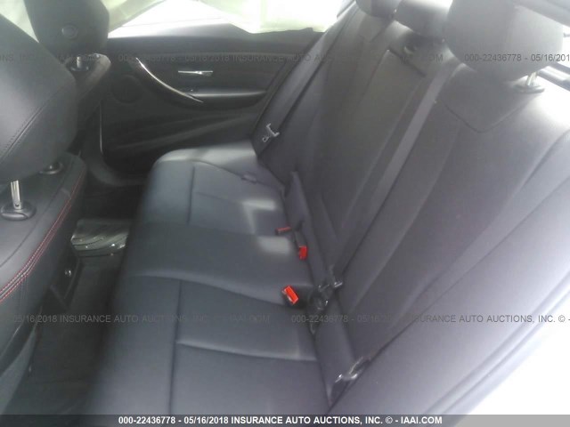 WBA3B5G50FNS18566 - 2015 BMW 328 XI SULEV WHITE photo 8