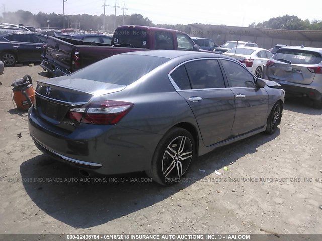 1HGCR2F54HA222727 - 2017 HONDA ACCORD SPORT 灰色 照片 4