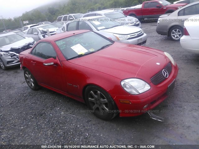 WDBKK49F31F218531 - 2001 MERCEDES-BENZ SLK 230 KOMPRESSOR RED photo 1