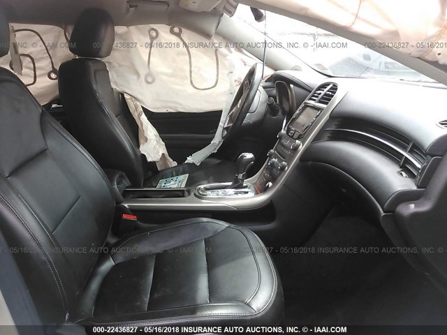 1G11H5SA1DF272391 - 2013 CHEVROLET MALIBU LTZ 青色 照片 5