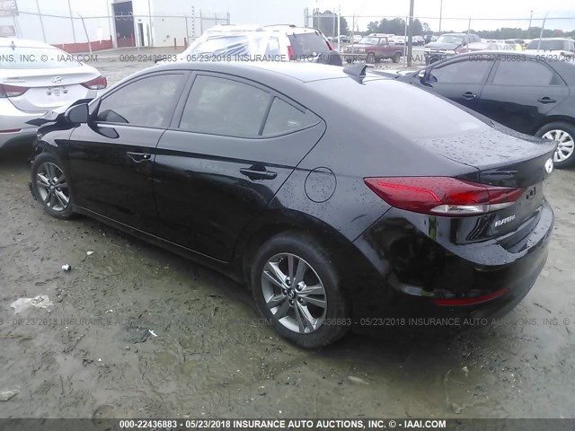 5NPD84LF9HH019243 - 2017 HYUNDAI ELANTRA SE/VALUE/LIMITED BLACK photo 3