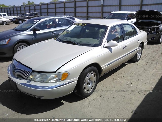 1LNHM97V0XY664481 - 1999 LINCOLN CONTINENTAL  棕色 照片 2