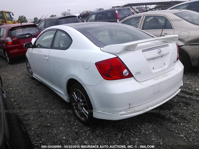 JTKDE167X70202862 - 2007 TOYOTA SCION TC 白色 照片 3