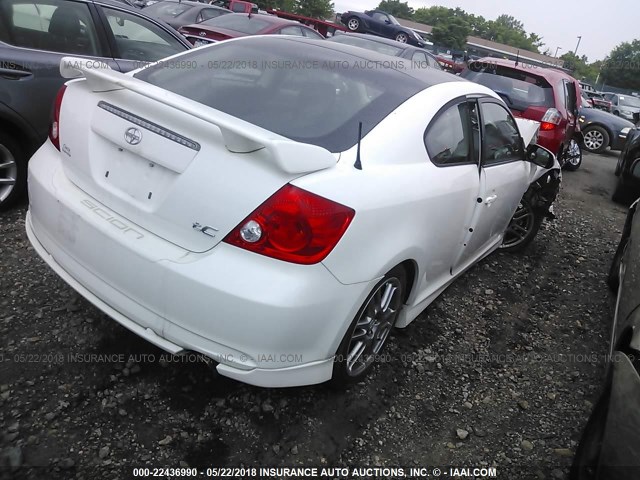 JTKDE167X70202862 - 2007 TOYOTA SCION TC 白色 照片 4