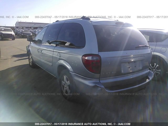 2D4GP44L85R336646 - 2005 DODGE GRAND CARAVAN SXT BLUE photo 3