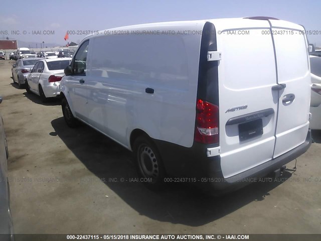 WD3PG2EA6H3337493 - 2017 MERCEDES-BENZ METRIS WHITE photo 3