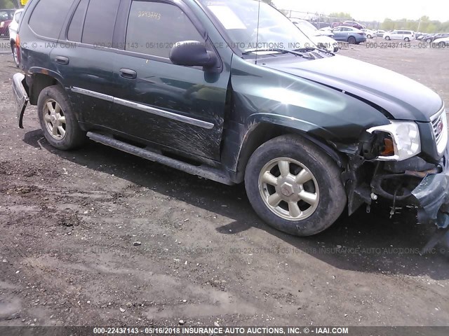 1GKDT13S662208803 - 2006 GMC ENVOY GREEN photo 6