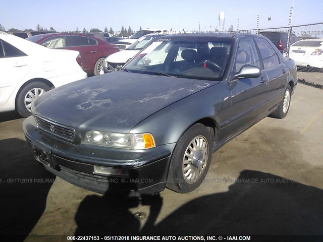 JH4KA7676SC015749 - 1995 ACURA LEGEND LS GREEN photo 2