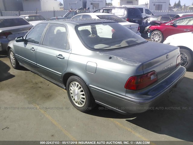 JH4KA7676SC015749 - 1995 ACURA LEGEND LS GREEN photo 3